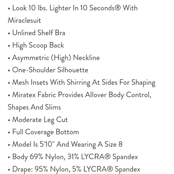 New!Miraclesuit Titania Jena One Piece Swimsuit - Picture 13 of 13